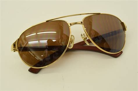 cartier sunglasses men santos|cartier santos dumont sunglasses wood.